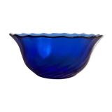 Arcoroc cup in blue glass