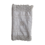 Table runner, crocheted lace and cotton.  R2
