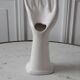 Baguier vase soliflore white