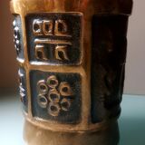 Bronze vase signed 60s