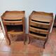 Paire tables de chevet en merisier