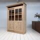 Wooden Display Cabinet with Sliding Doors, 1930