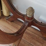 Empire-style half-moon console