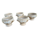 Set of 5 stoneware soup bowls