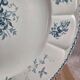 Large round earthenware dish Clairefontaine model Pompadour 33 cm