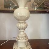 Marble baluster lamp base 44.5cm
