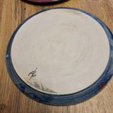 6 glazed stoneware plates from Poterie du Mejou