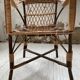 Popular rope, wicker and wood chair