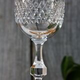 Pair of crystal water glasses from Baccarat model lucullus