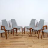 Mid-century dining chairs from schou andersen, 1970