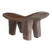 Vintage wooden Senufo stool circa 1960