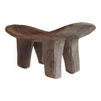 Senoufo vintage wooden stool circa 1960
