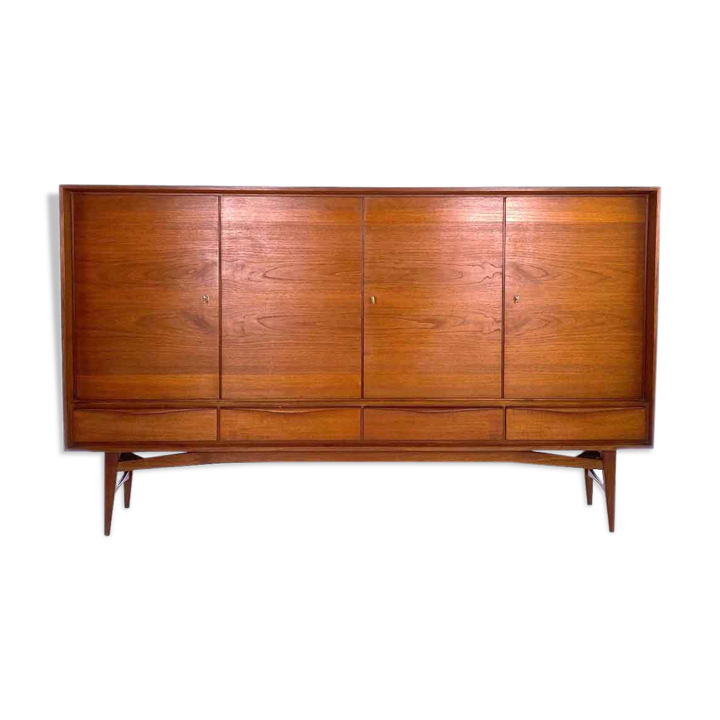 Vintage highboard by wappenmöbel, 1960s
