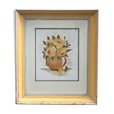 Table bouquets of yellow roses