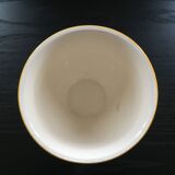 Italian flowerpot with floral decoration