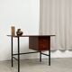 Bureau moderniste en bois et métal