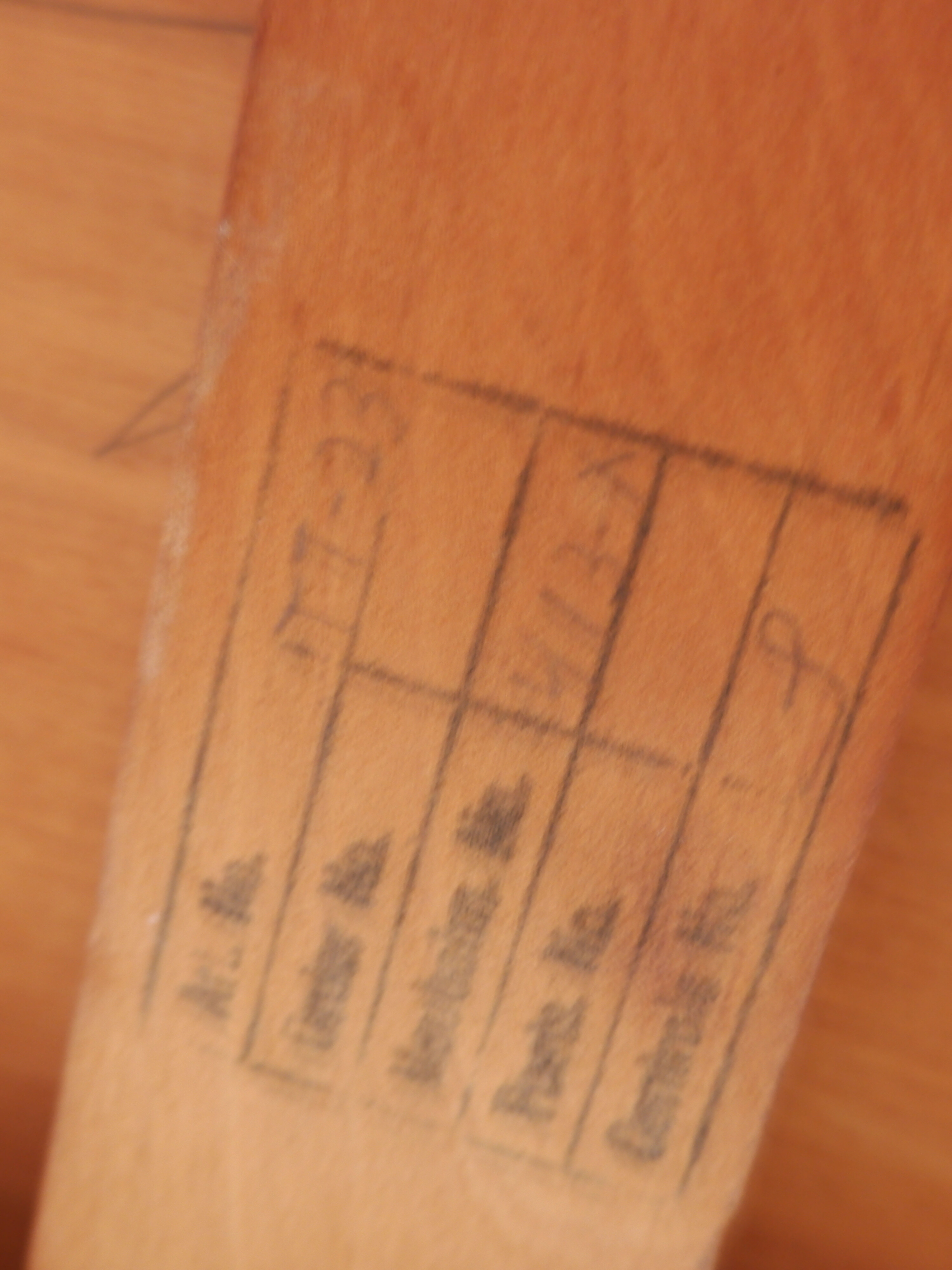 Pastoe extendable dining table 1960s