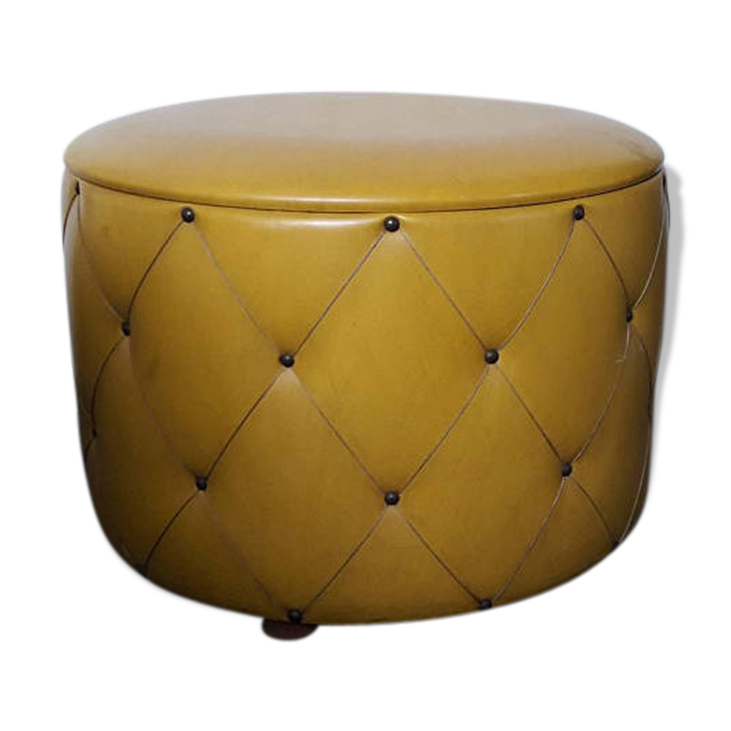 Stool Ottoman Oker vintage