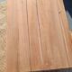 Table de ferme basse en bois brut