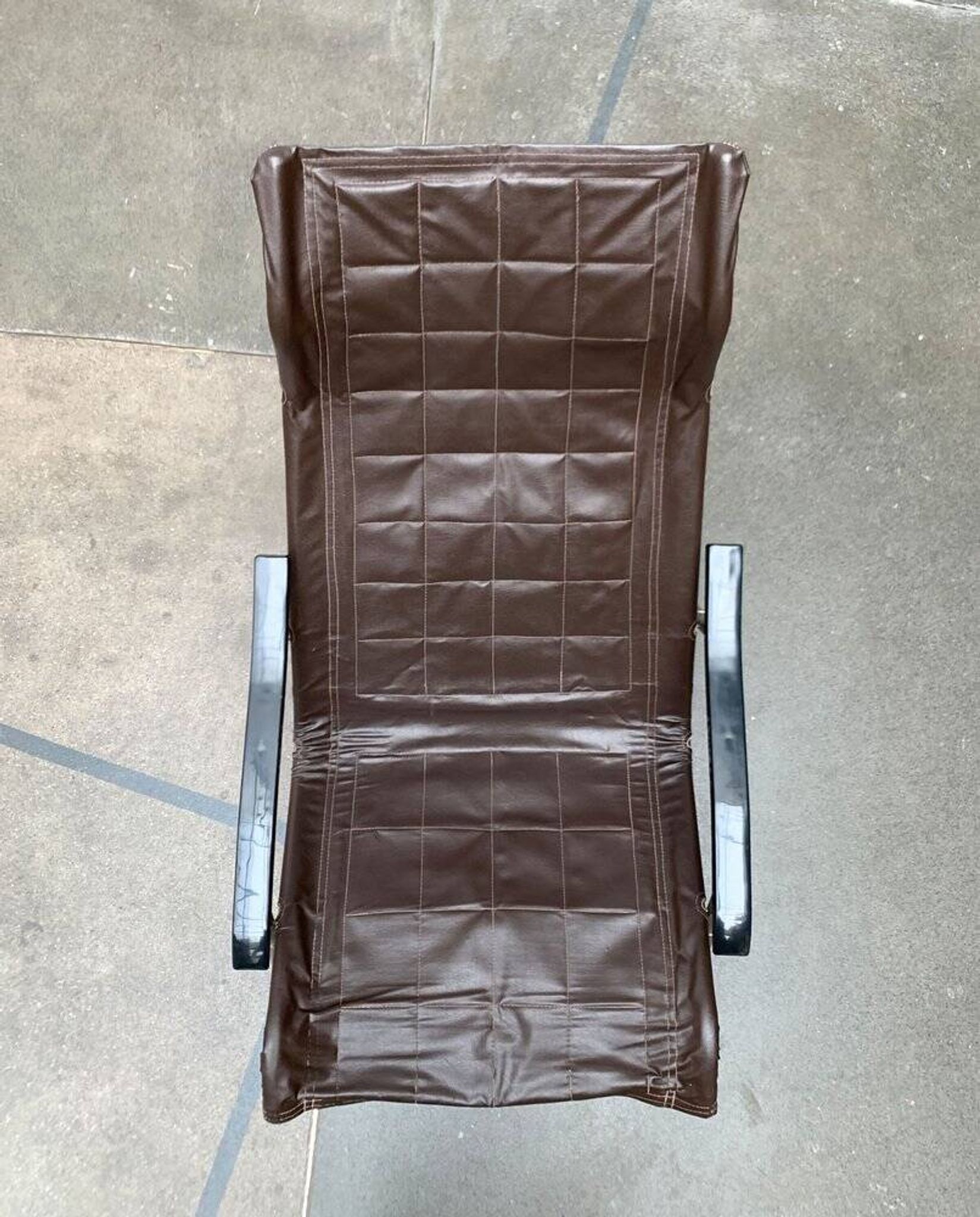 Mid-century Japanese space age folding rocking chair by Takeshi Nii, 1960s