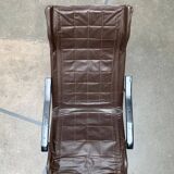 Mid-century Japanese space age folding rocking chair by Takeshi Nii, 1960s