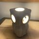Limestone Owl Lamp, Albert Tormos, France, 1970s