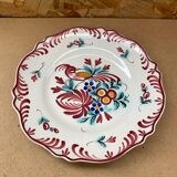 Old Emile Tessier Ceramic Plate Vintage Bird Decor