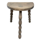 Small solid wood stool