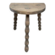 Small solid wood stool