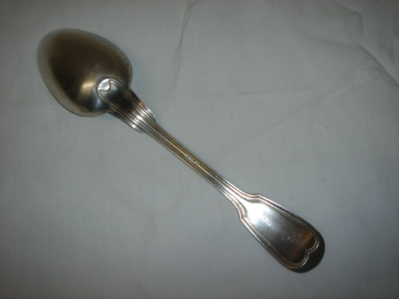 silver sauce spoon, 1970