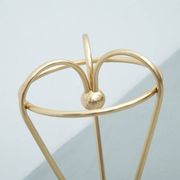Brass & cast iron umbrella stand, 1950s