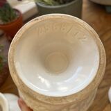 3 vases, white ceramic planters