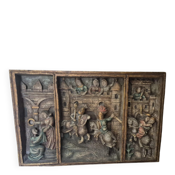 Polychrome wooden table