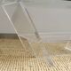 Glass and plexiglass coffee table - David Lange