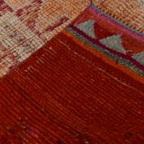 2x12 shades of pale orange vintage runner rug