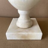 Old alabaster table lamp