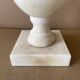 Old alabaster table lamp