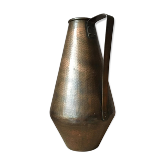 Bauhaus German Large Copper Jug/Vase from Eugen Zint