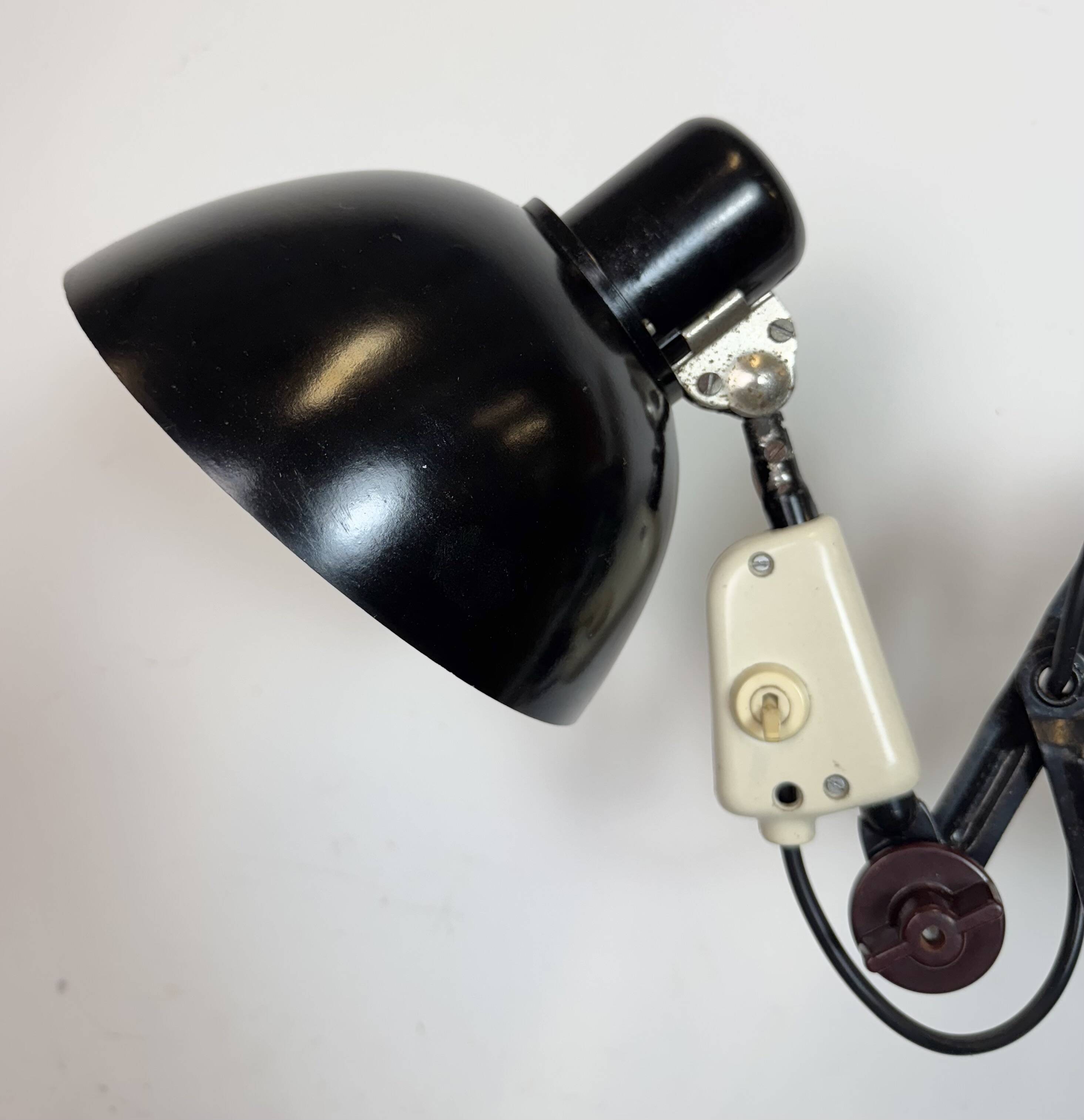 Industrial East German Scissor Lamp from VEB Zweckleuchtenbau Dresden, 1960