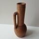 Terracotta vase height 24cm signed PC (signature to be identified)
