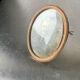Cadre oval en laiton