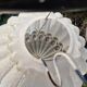 Molded glass hanging globe