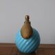 Blue opaline perfume bottle
