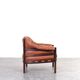 Mid-Century Oak & Leather Armchair by Arne Norell for Coja, 1960s.