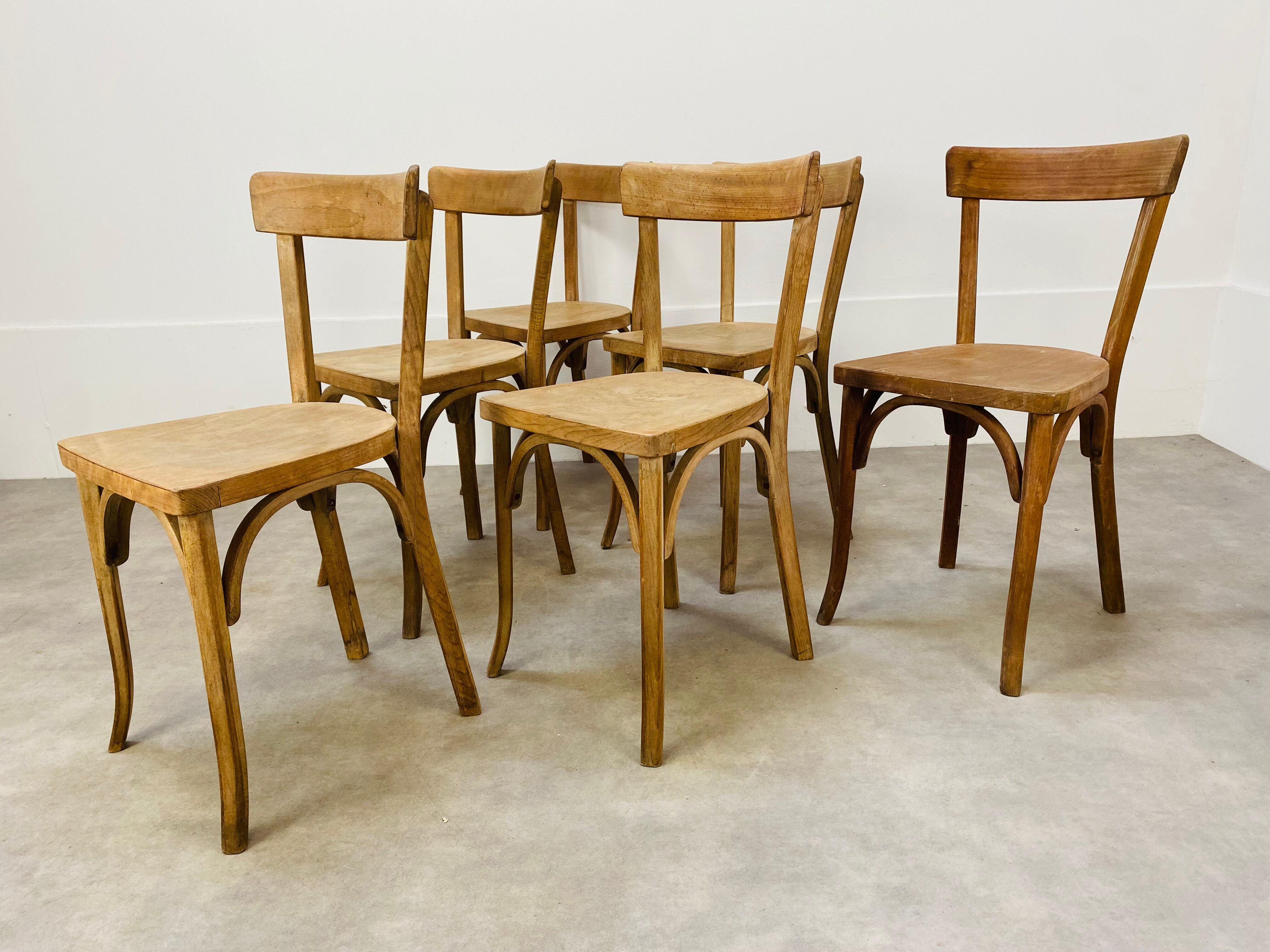 6 Baumann bistro chairs