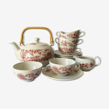 Porcelain tea service 6 people