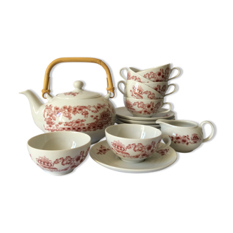 Porcelain tea service 6 people