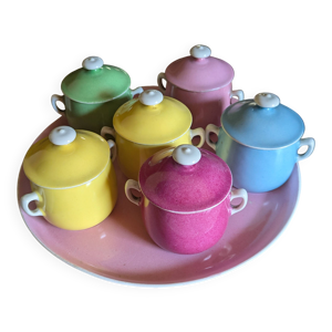 6 petits pots de crème