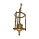3-light suspension lantern with bulging glass