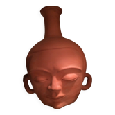 Unique ceramic piece by Jean Marais
